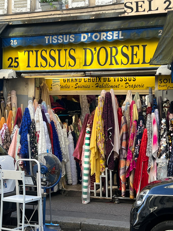 Fabric Shopping in Paris, France