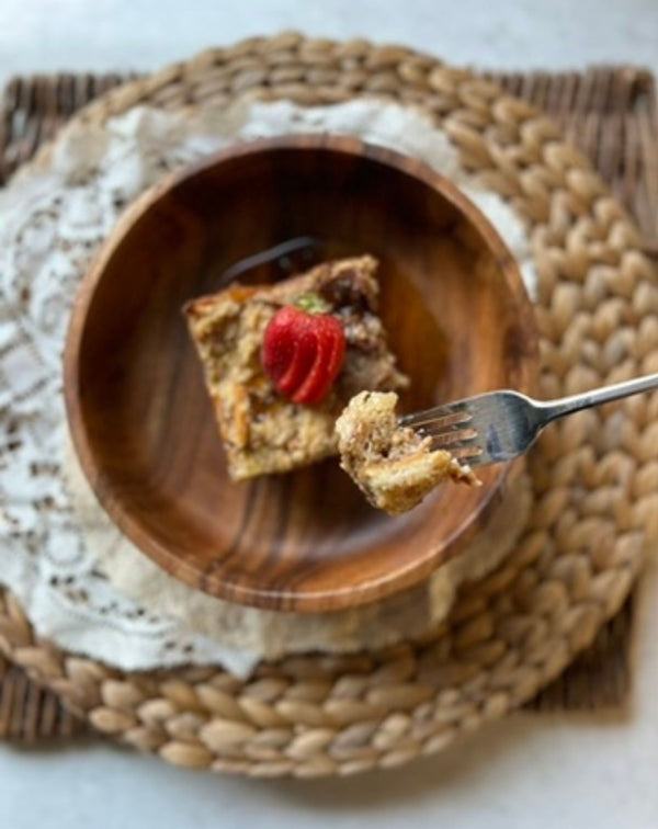 @Home w/ Royce: Scrappy Bread Pudding