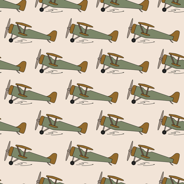 Vintage Planes - Sage + Stone Collection